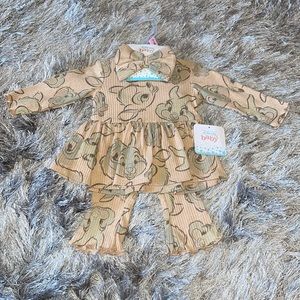 NWT Absolutely gorgeous 3pc set baby girl Bambi